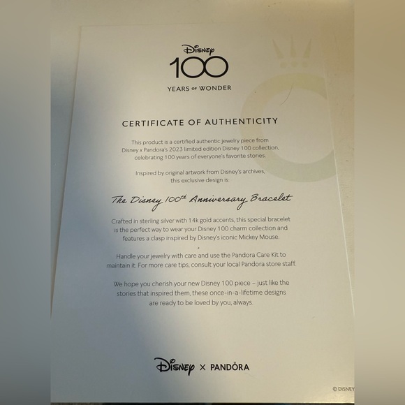 Pandora x Disney “limited edition” 100th Bracelet Set - Picture 14 of 16